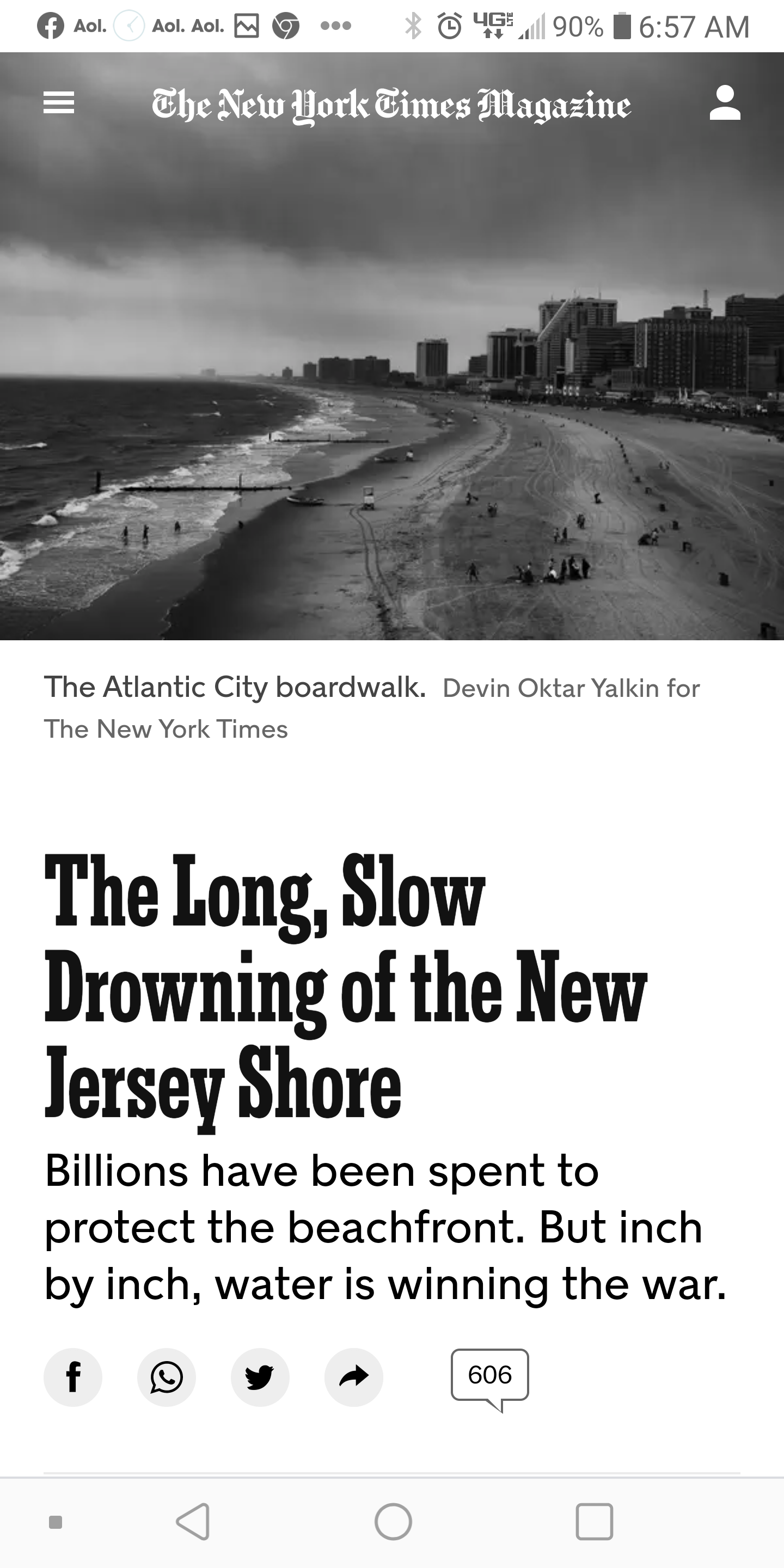 NewYorkTimes Ignores Two Key Facts 1. Sea Levels Always Change 2